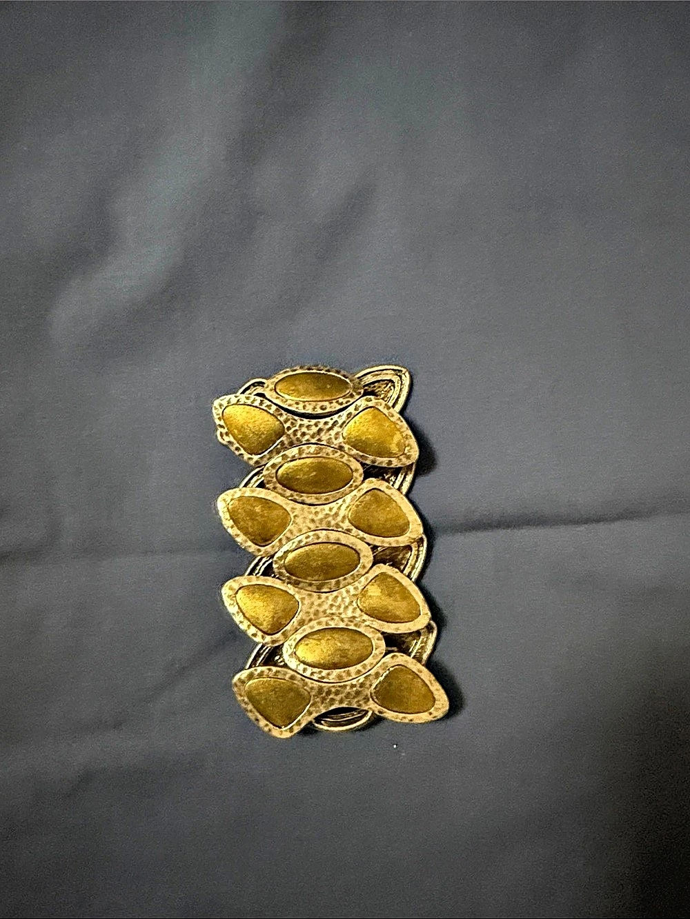 Gold-Tone Statement Bracelet Like New